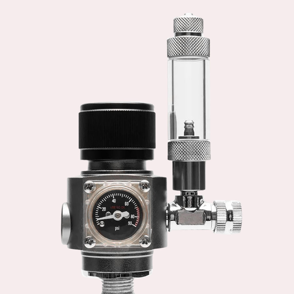 Shop UNS Mini CO2 Dual Stage Regulator CO2 - Glass Aqua