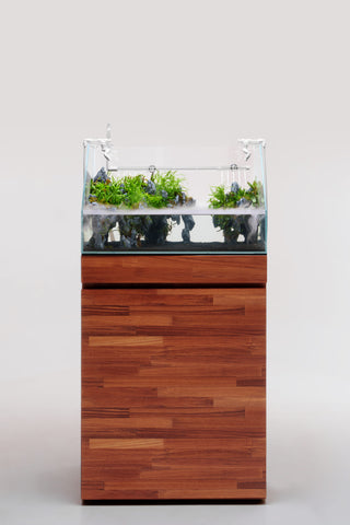 Ultum Nature Systems Aquarium Tank & Cabinet Stand Bundle - Natural Wood