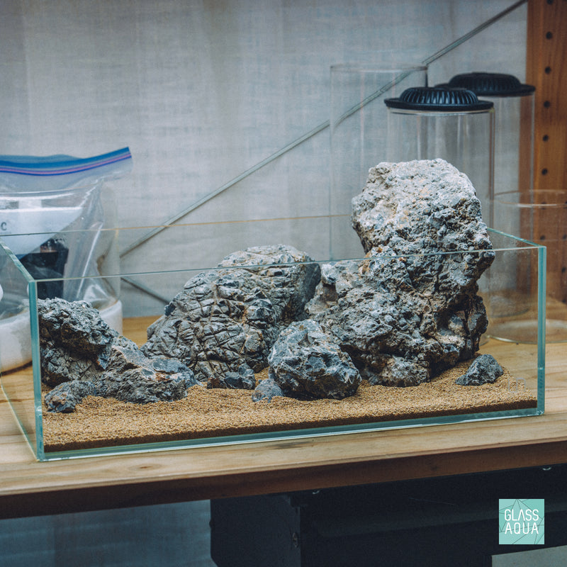 Ultum Nature Systems 5S nano shallow rimless aquarium planted tank layout