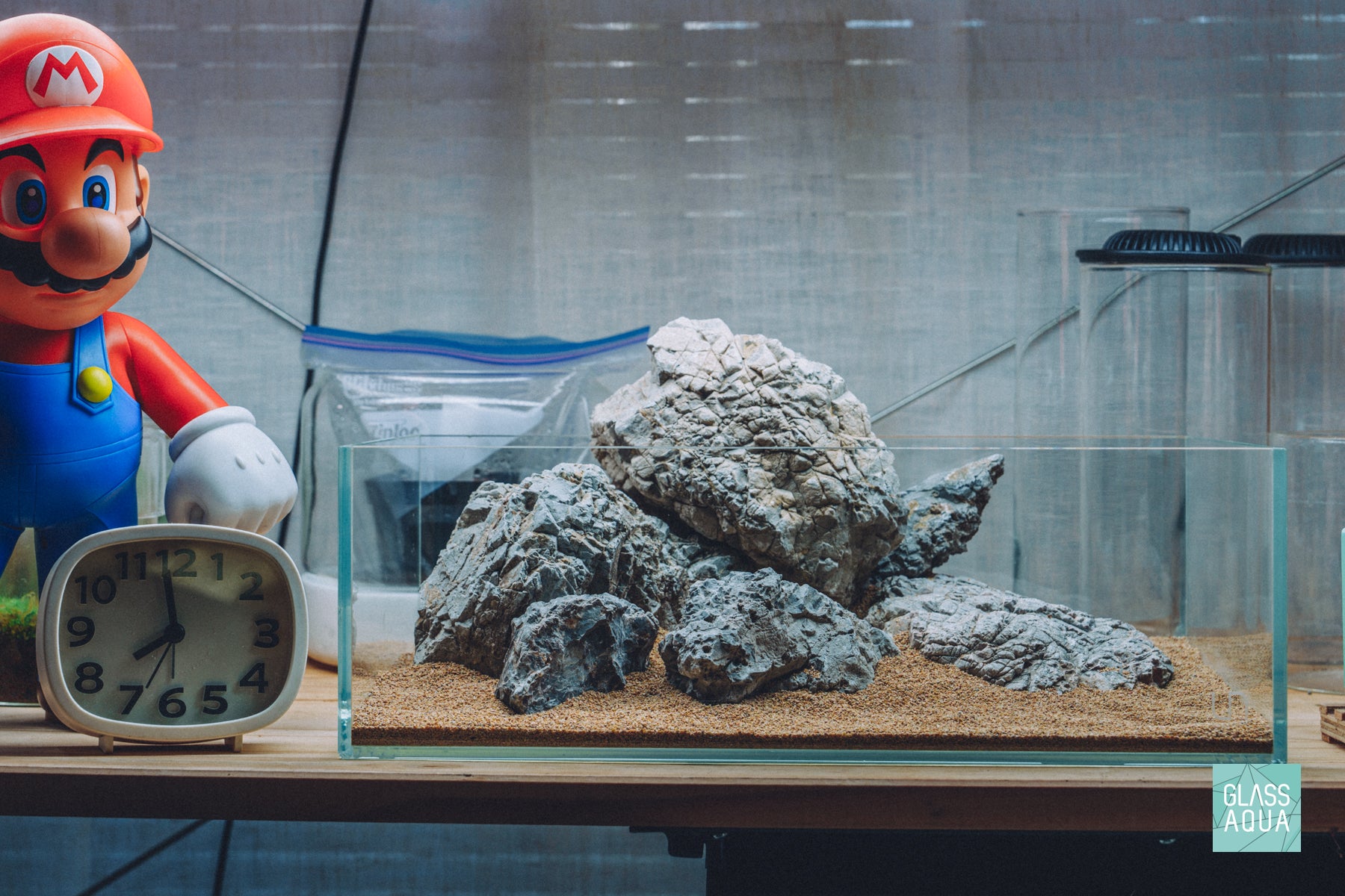 Quick Scape 162 custom Iwagumi aquarium layout by Glass Aqua