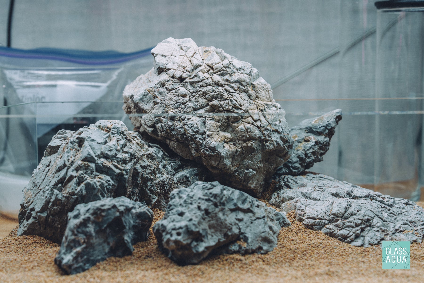 Detail photo of aquarium rocks for Quick Scape 162 by Glass Aqua