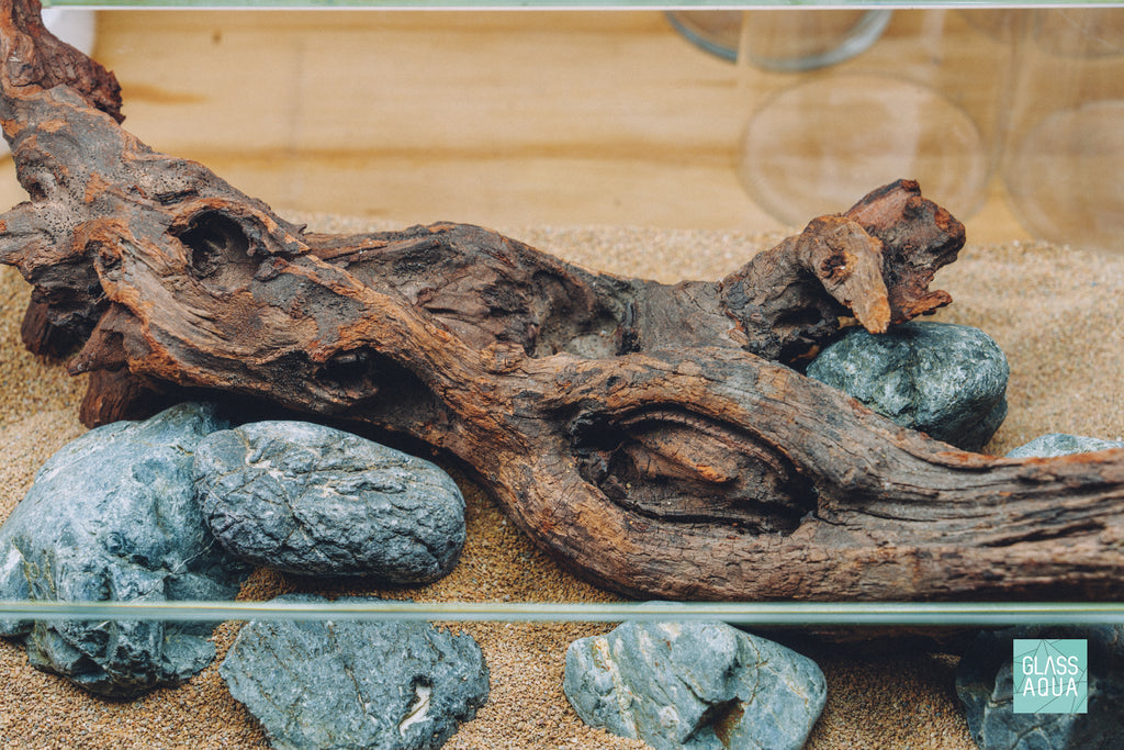 Detail photo of Pacific Driftwood in Quick Scape 166 by Glass Aqua
