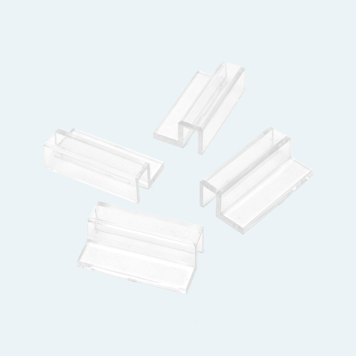 UNS Aquarium Tank Glass Lid Clips - Glass Aqua