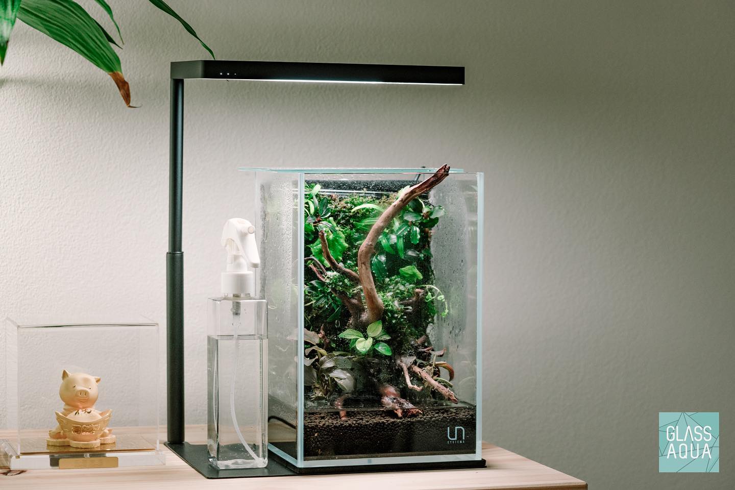 UNS Rimless Tall Glass Aquarium Tank