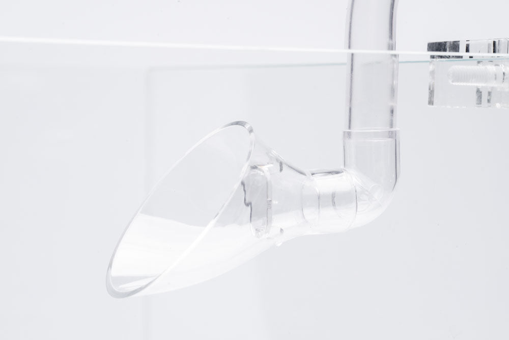 Aquario Neo Outlet, Neo Flo Lily Pipe, Planted Aquarium Filtration - Glass Aqua