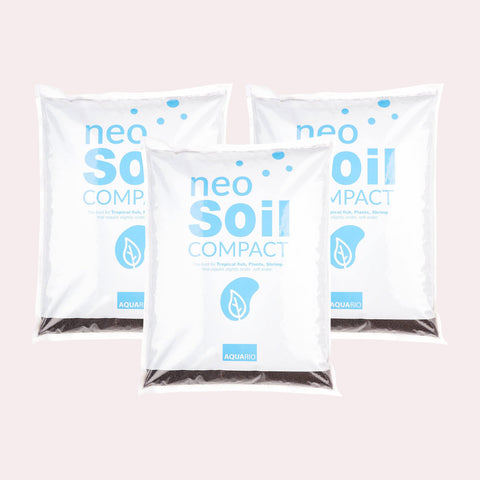 Shop Aquario Neo Soil - 3 Pack 8 Liter Substrate - Glass Aqua
