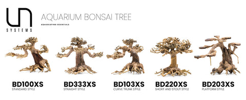 Shop Bonsai Tree Driftwood Extra Small Hardscape - Glass Aqua