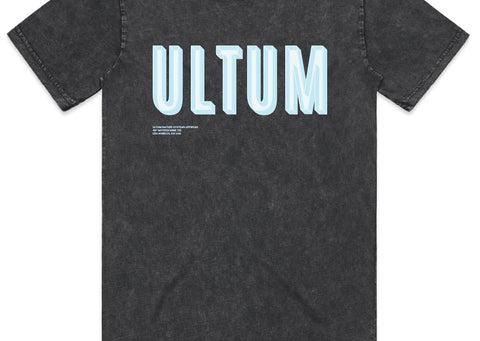 Ultum Nature Systems UNS Logo Tee - Stone Washed Black
