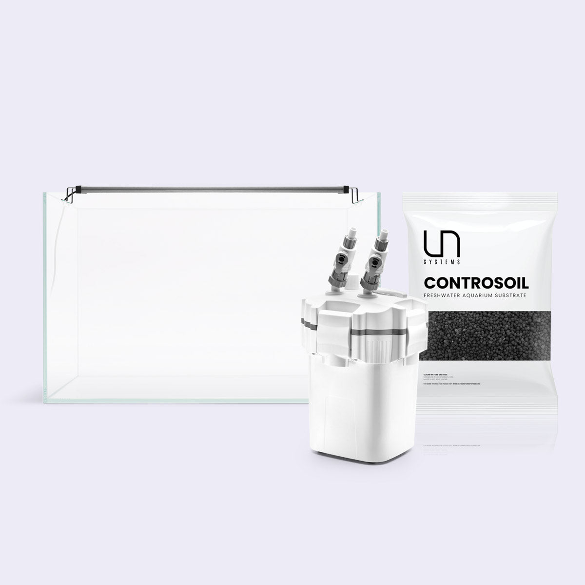 Starter 60U Planted Aquarium Tank Kit | Freshwater Aquascaping Kit