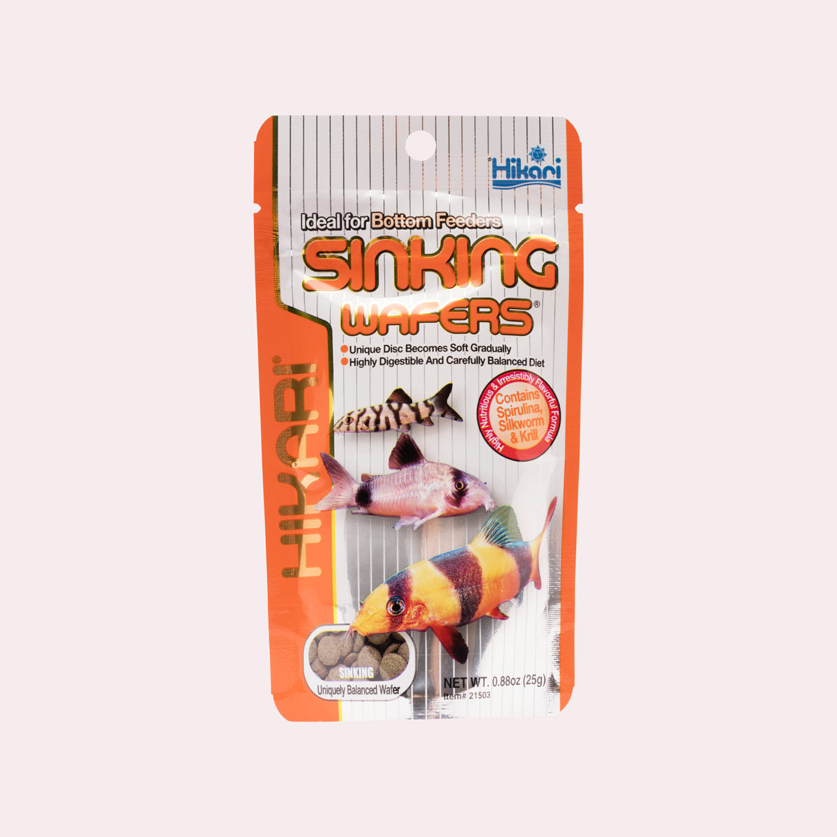 Hikari Sinking Wafers for Bottom Feeding Fish - Glass Aqua