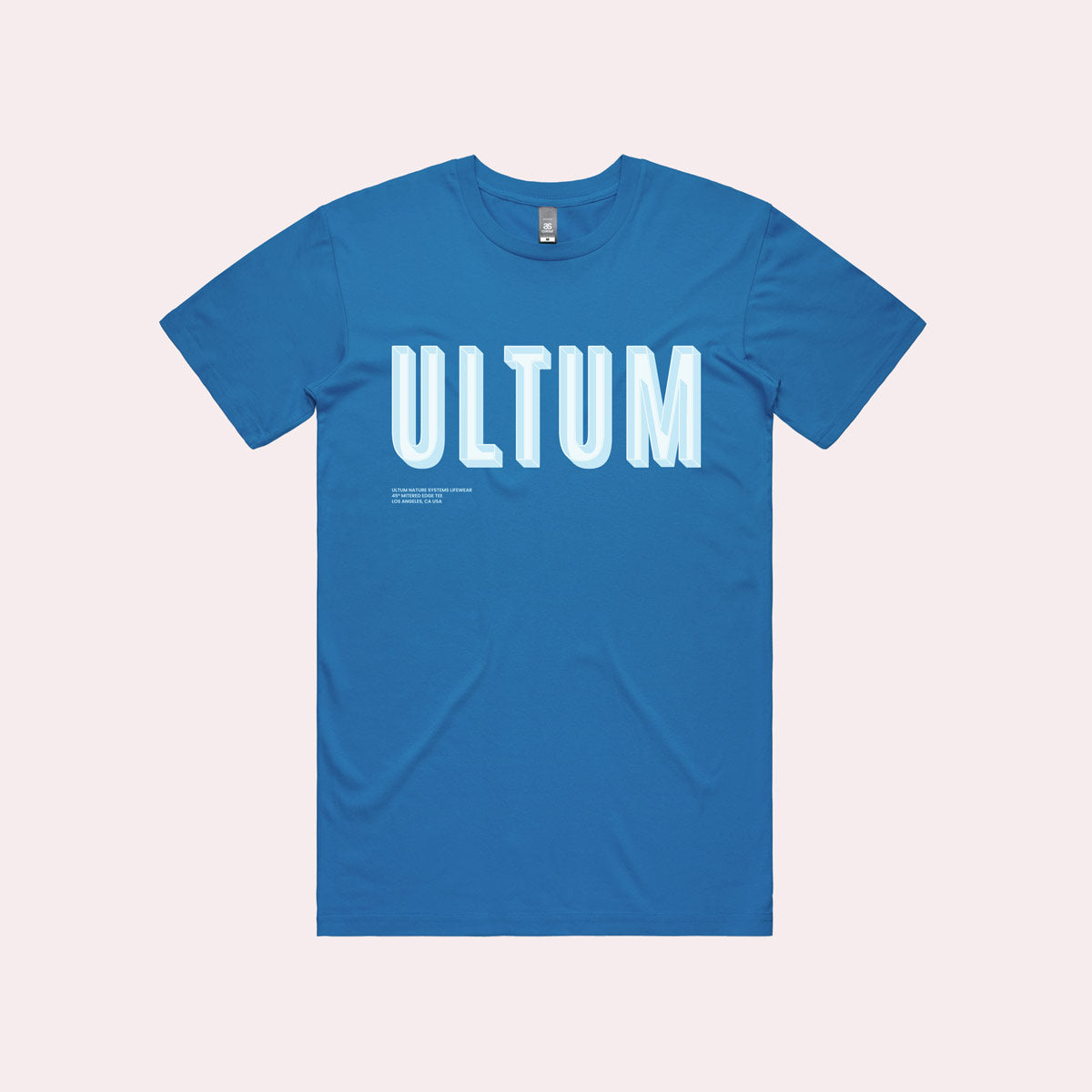 Ultum Nature Systems UNS Logo Tee - Arctic Blue