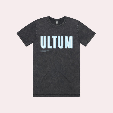Ultum Nature Systems UNS Logo Tee - Stone Washed Black