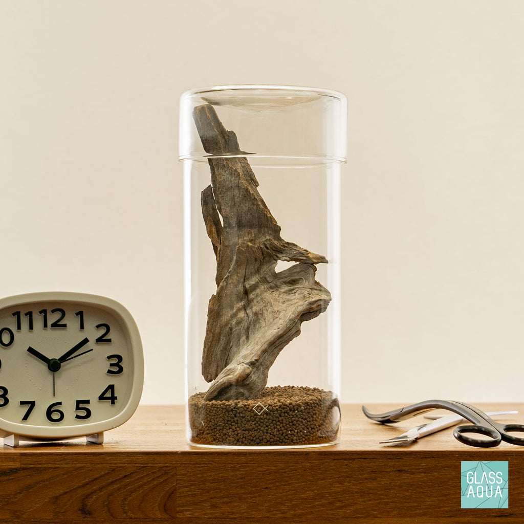 Miniature Terrarium Kit 001 - Glass Aqua