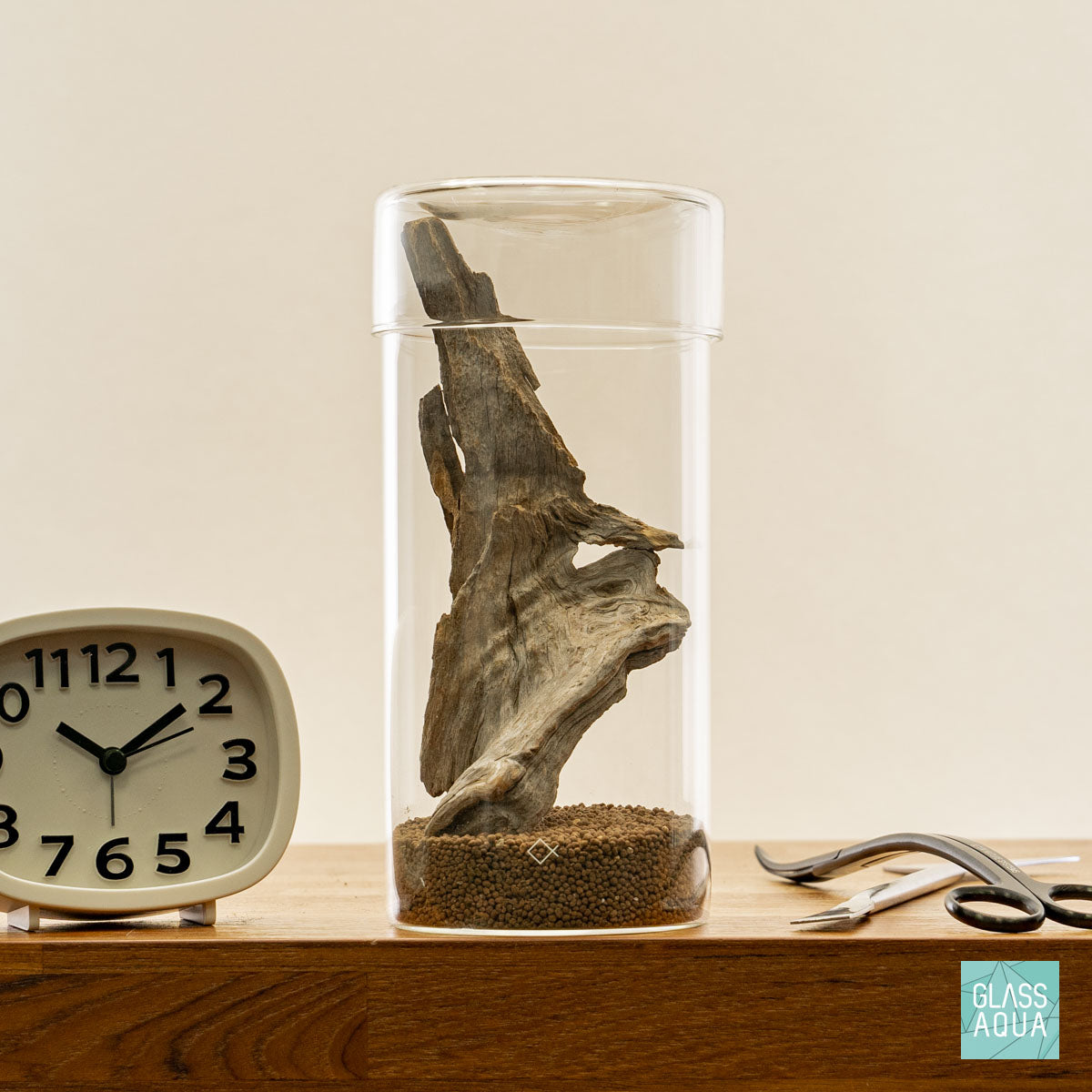 Miniature Terrarium Kit 001 - Glass Aqua