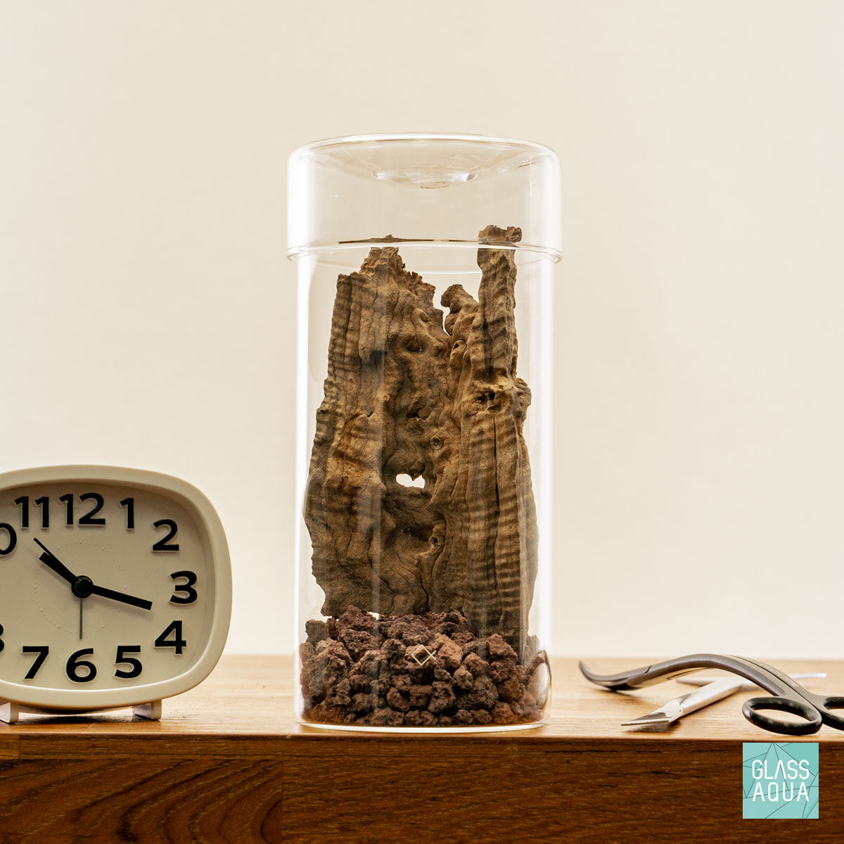 Miniature Terrarium Kit 004 - Glass Aqua