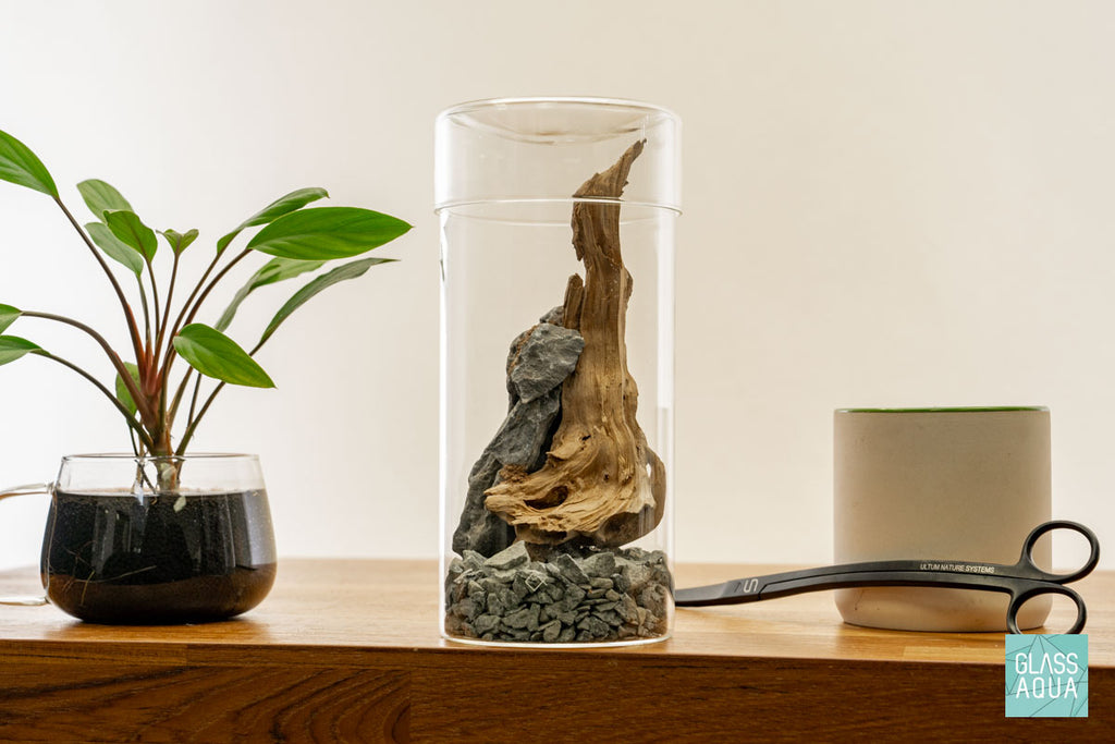 Miniature Terrarium Kit 006 - Glass Aqua