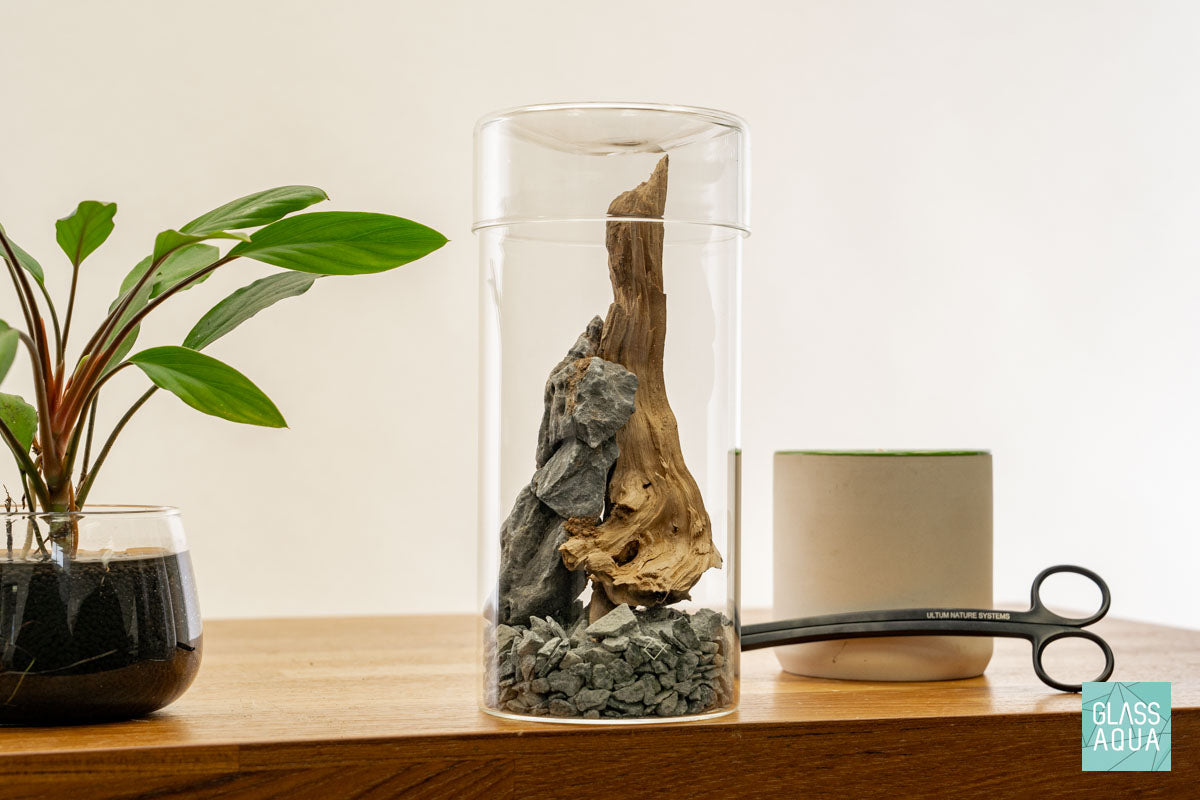 Miniature Terrarium Kit 006 - Glass Aqua