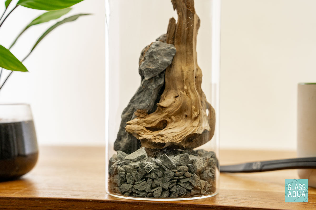 Miniature Terrarium Kit 006 - Glass Aqua