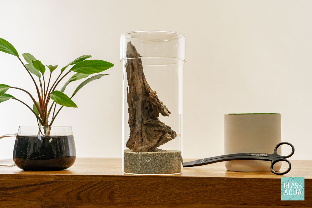 Miniature Terrarium Kit 007 - Glass Aqua