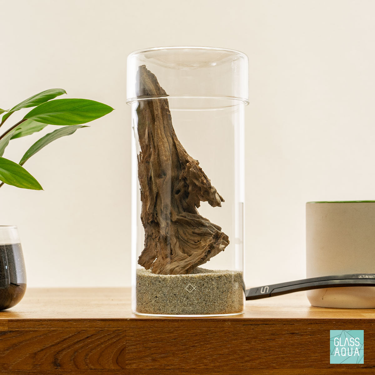 Miniature Terrarium Kit 007 - Glass Aqua