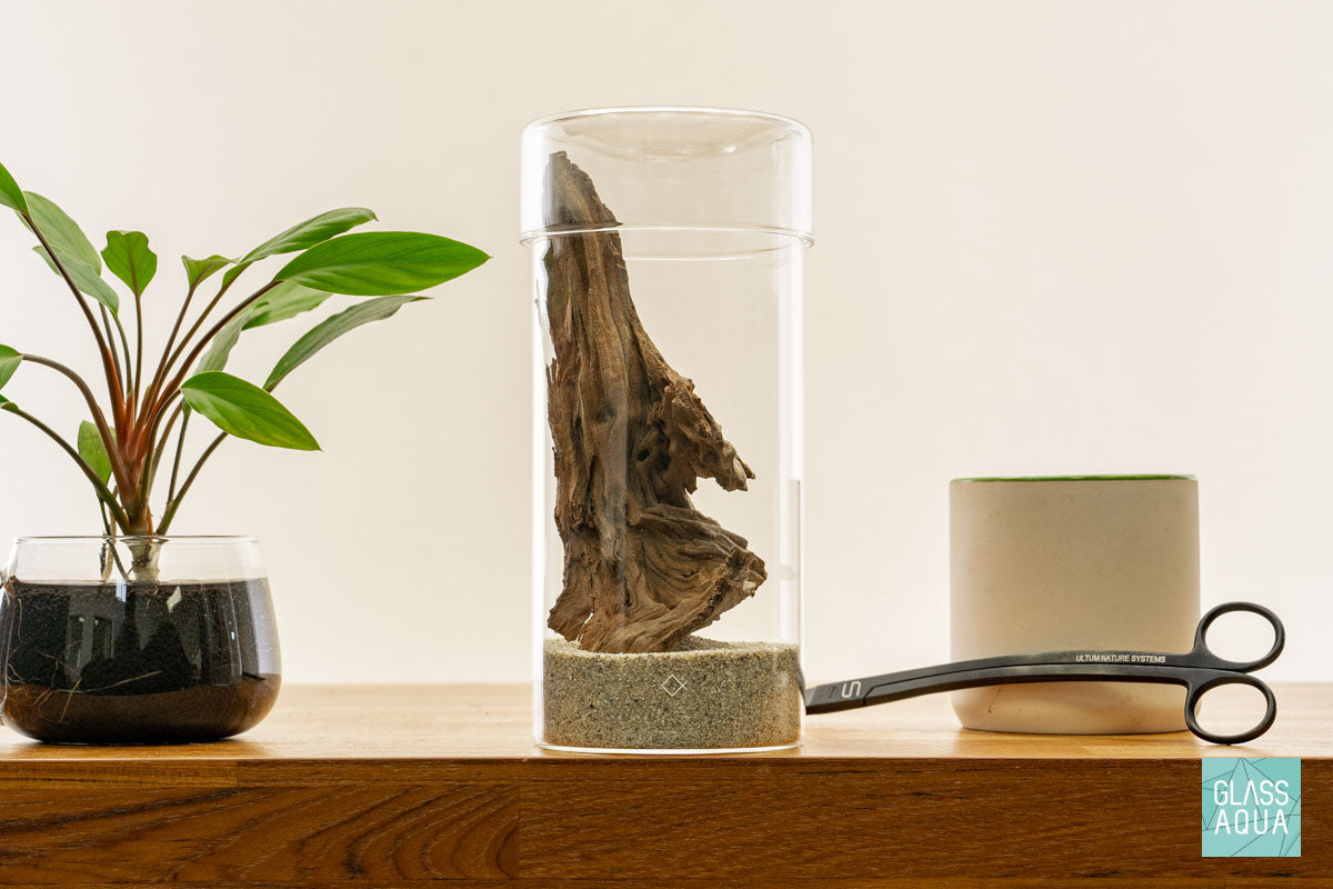 Miniature Terrarium Kit 007 - Glass Aqua