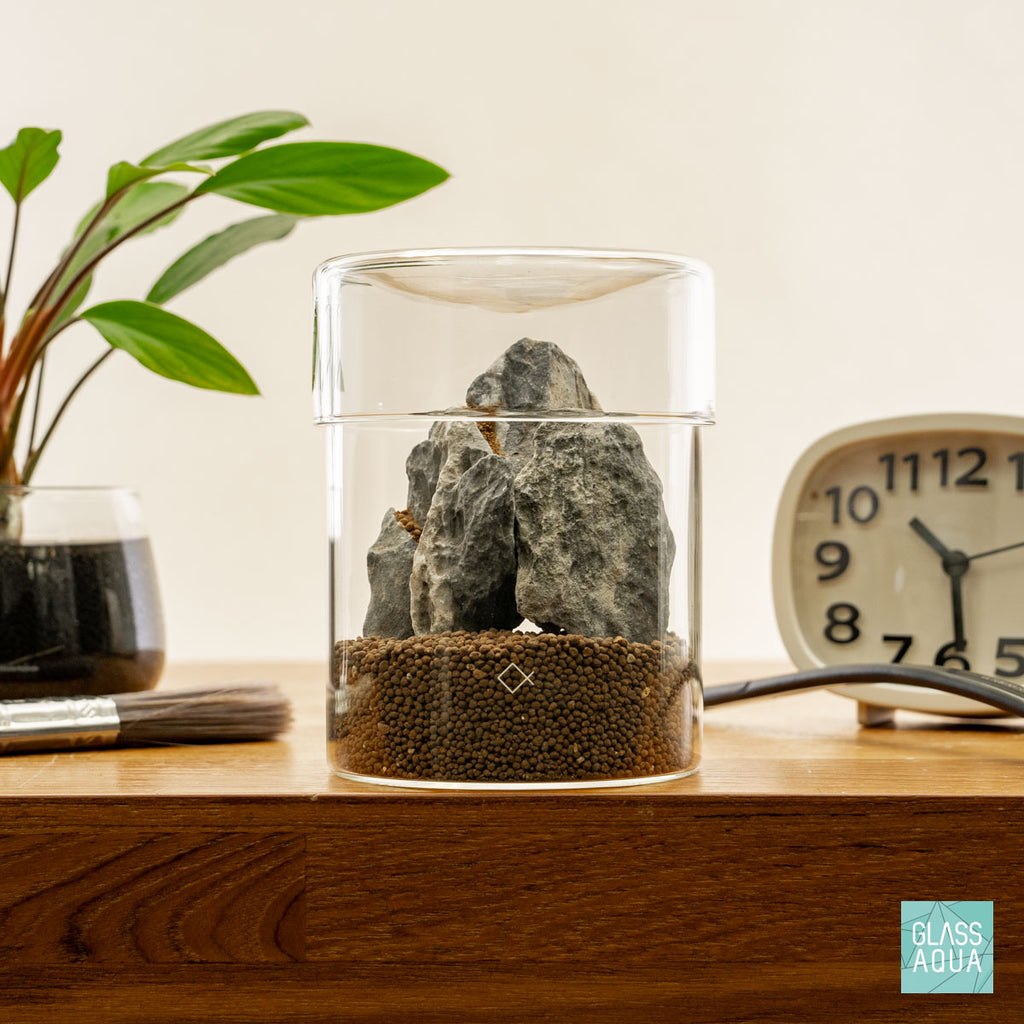 Miniature Terrarium Kit 008 - Glass Aqua