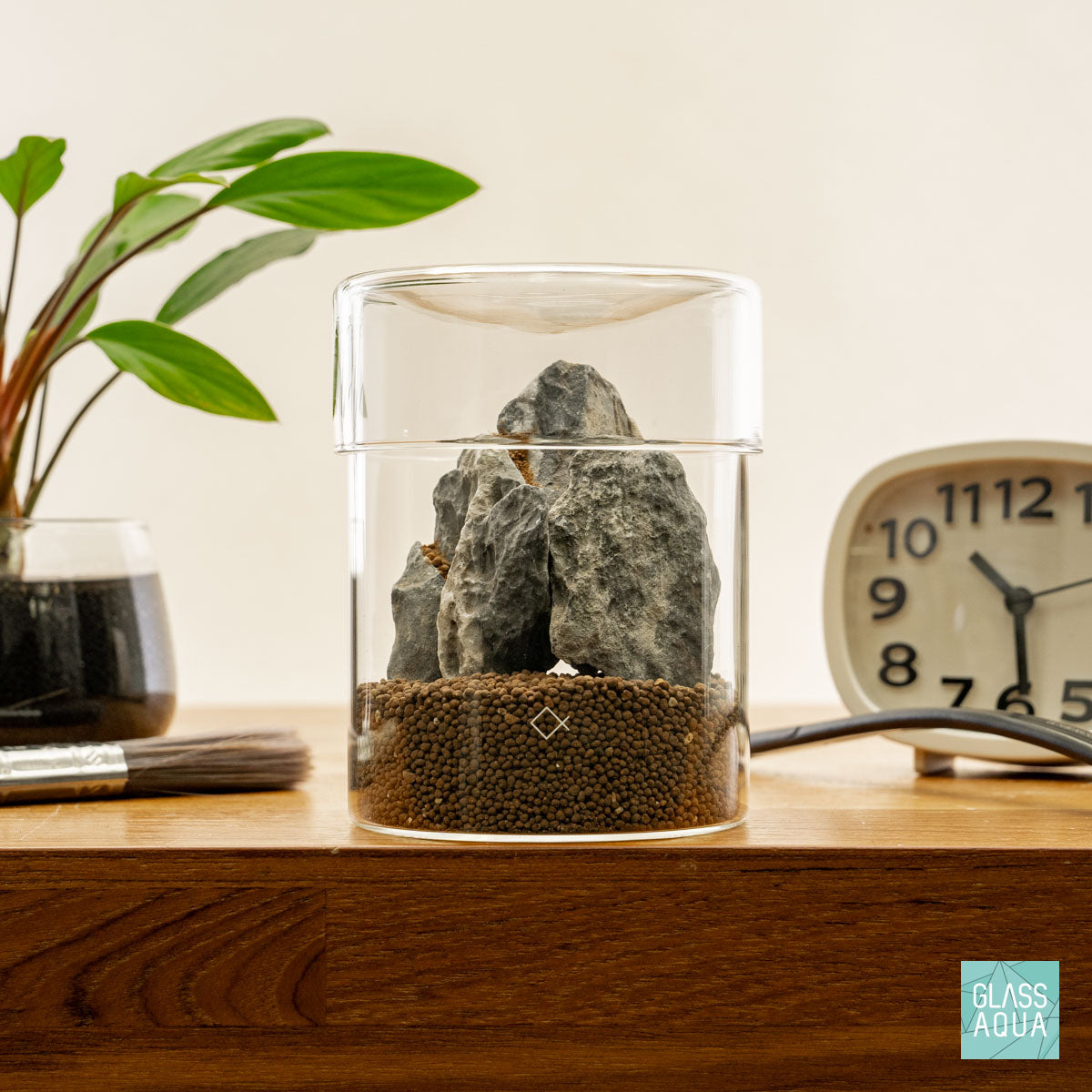 Miniature Terrarium Kit 008 - Glass Aqua