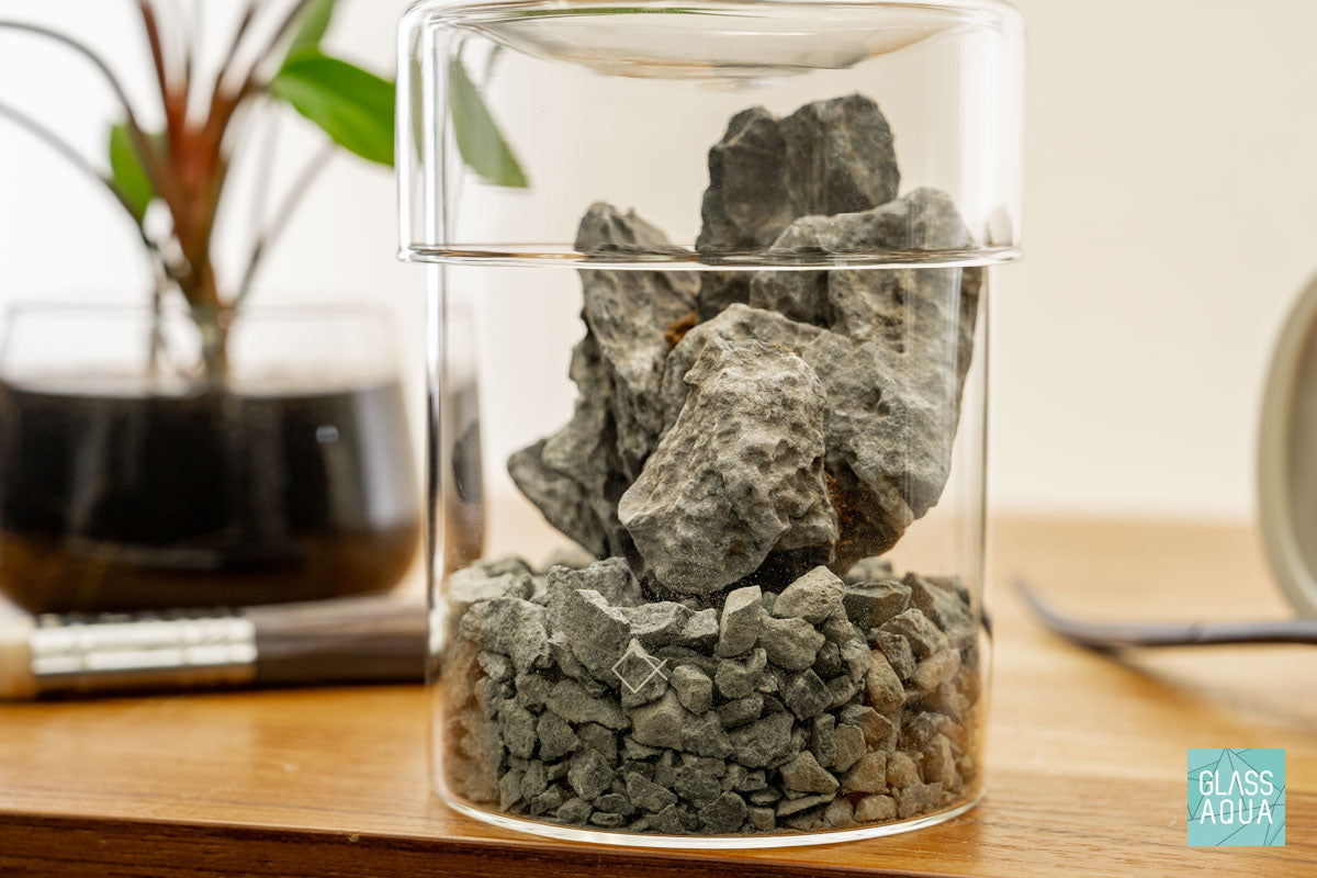 Miniature Terrarium Kit 010 - Glass Aqua