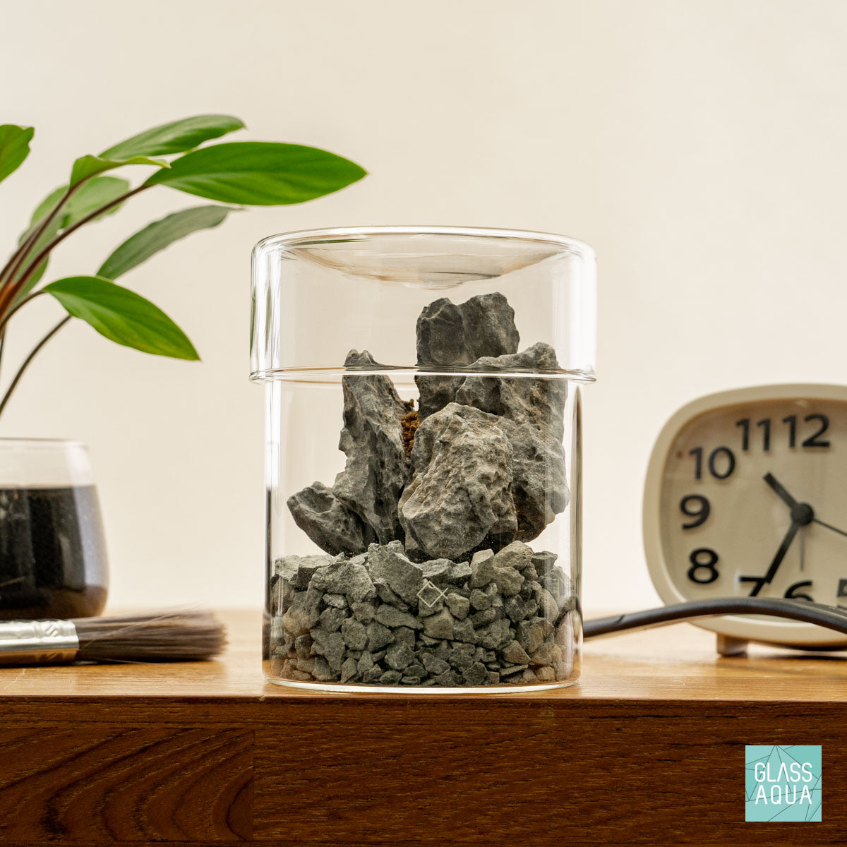 Miniature Terrarium Kit 010 - Glass Aqua