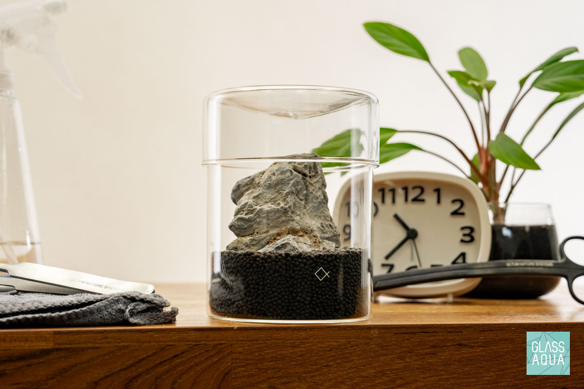 Miniature Terrarium Kit 011 - Glass Aqua