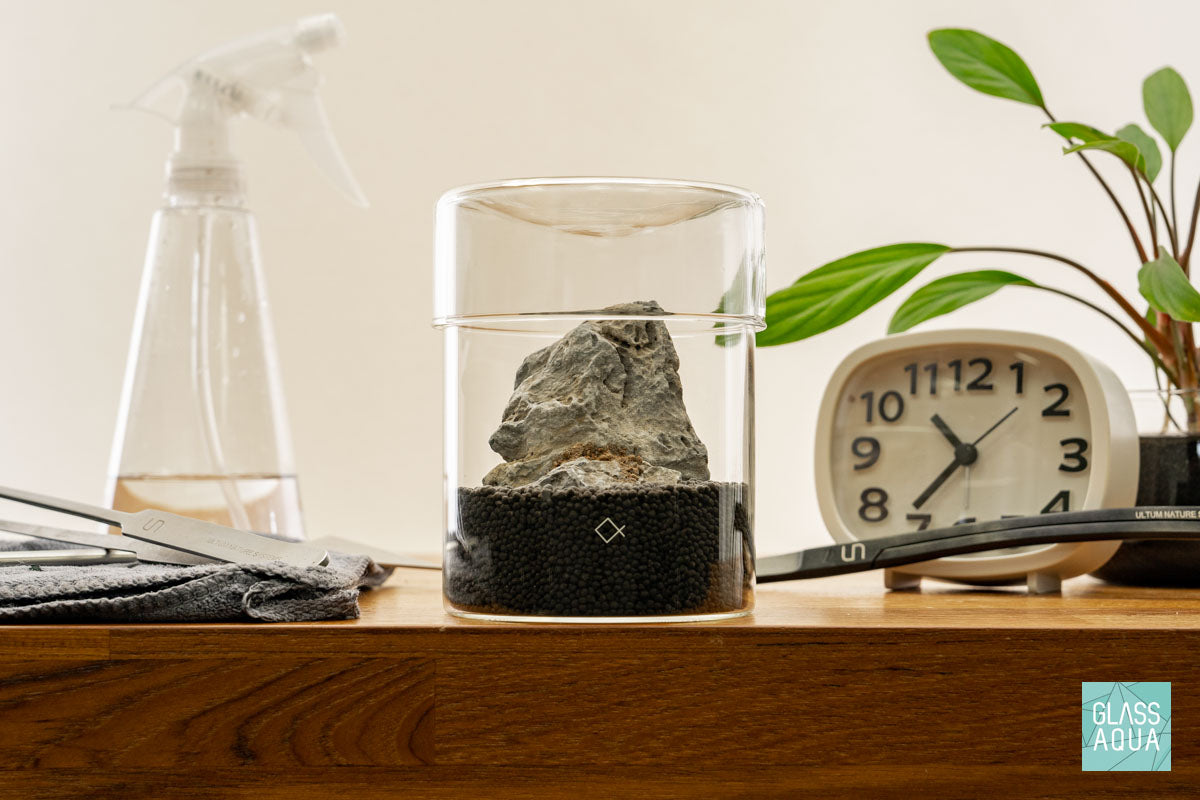 Miniature Terrarium Kit 011 - Glass Aqua