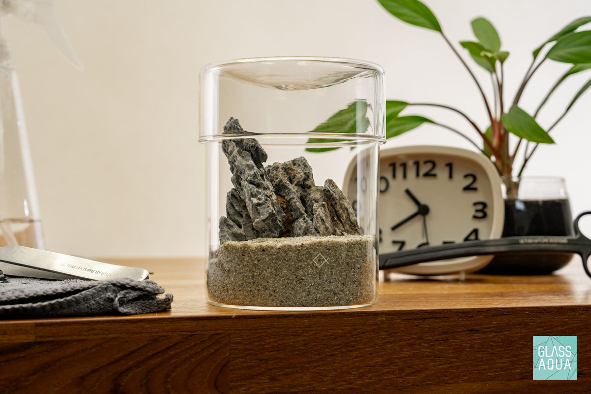Miniature Terrarium Kit 012 - Glass Aqua