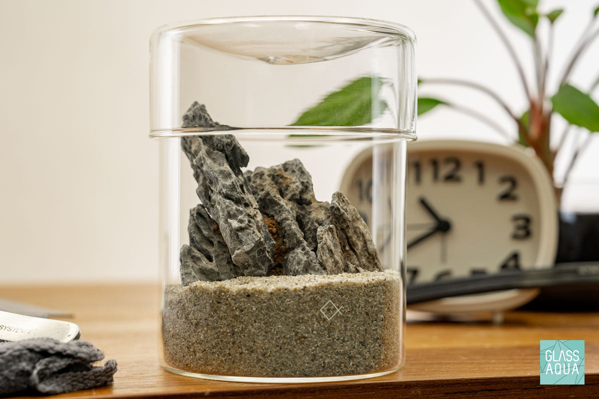 Miniature Terrarium Kit 012 - Glass Aqua