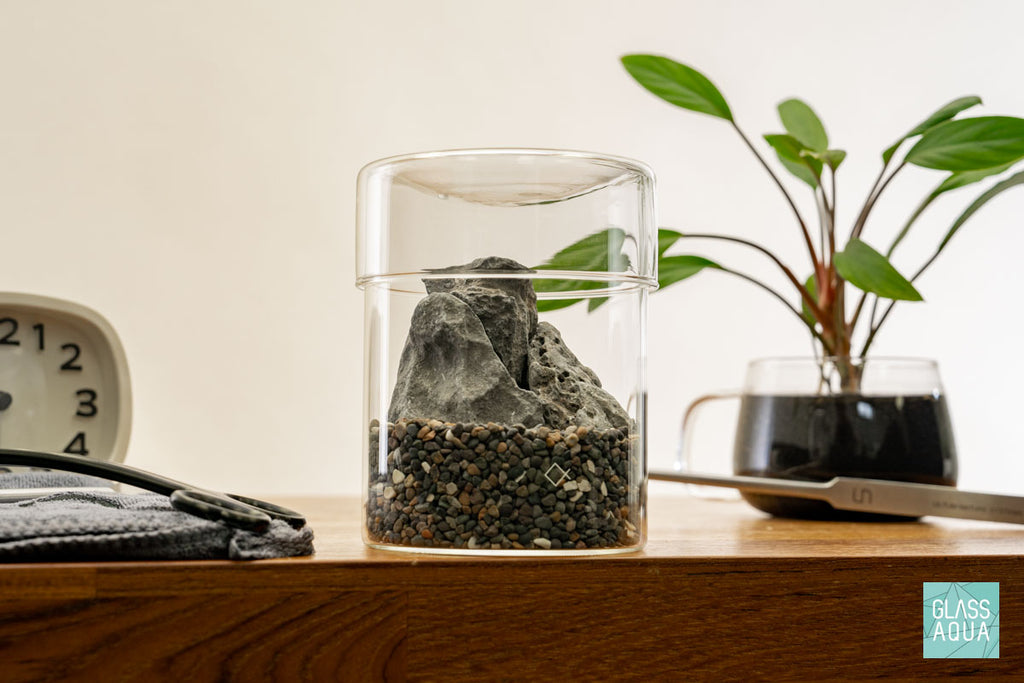 Miniature Terrarium Kit 013 - Glass Aqua