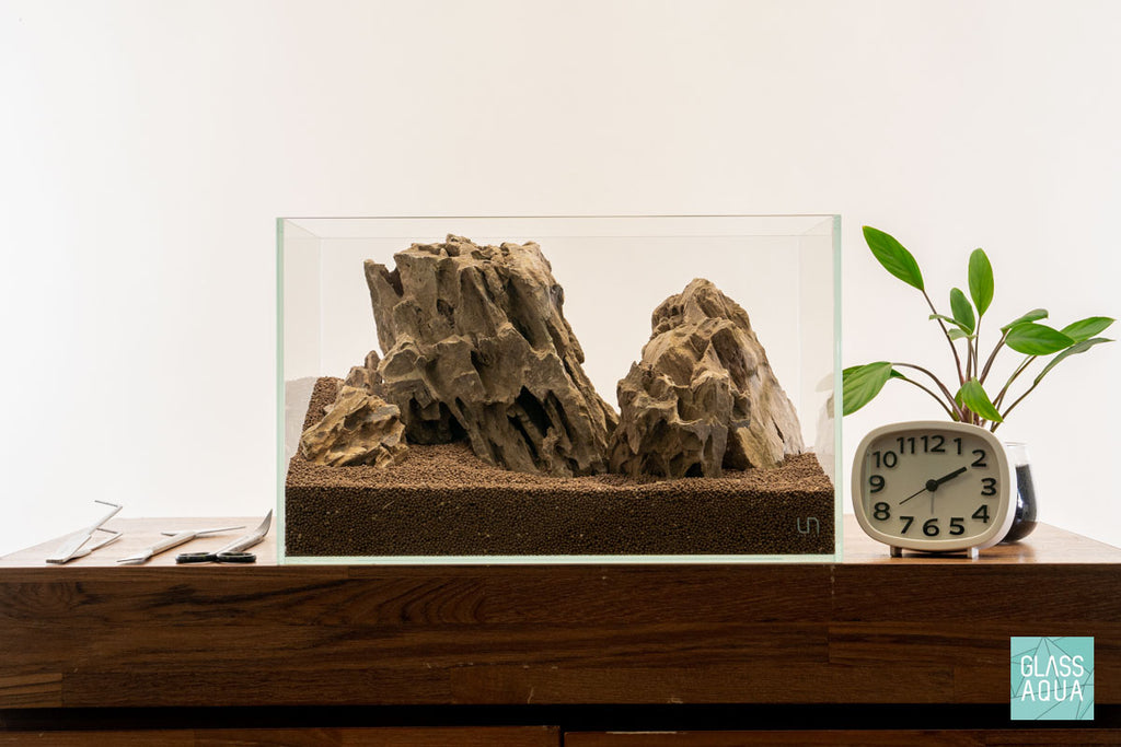 Quick Scape 130 | Custom Aquascape Layout for Planted Aquarium Tank