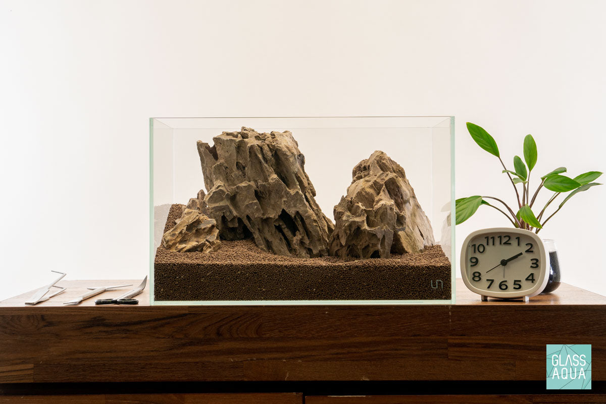Quick Scape 130 | Custom Aquascape Layout for Planted Aquarium Tank