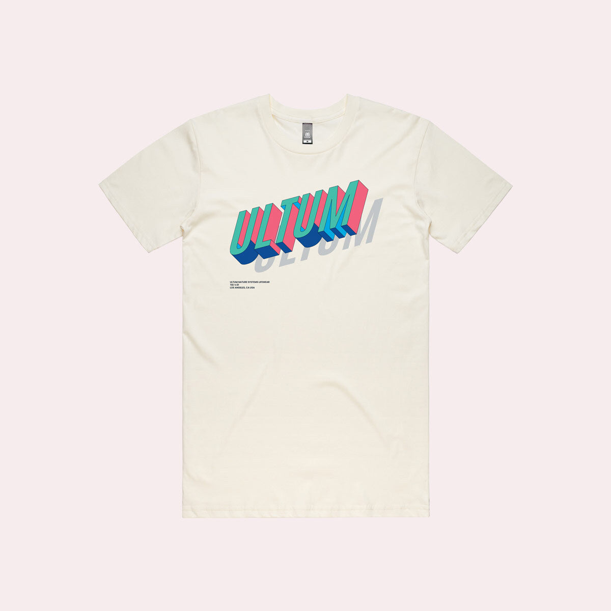 Shop Glass Aqua - Ultum Nature Systems UNS Logo Tee - Natural