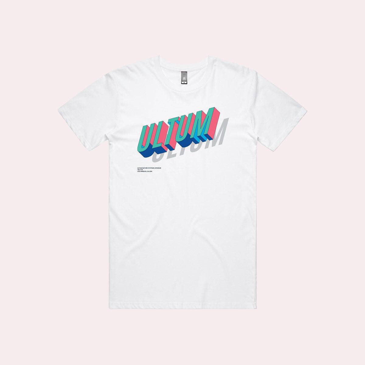 Shop Glass Aqua - Ultum Nature Systems UNS Logo Tee - White