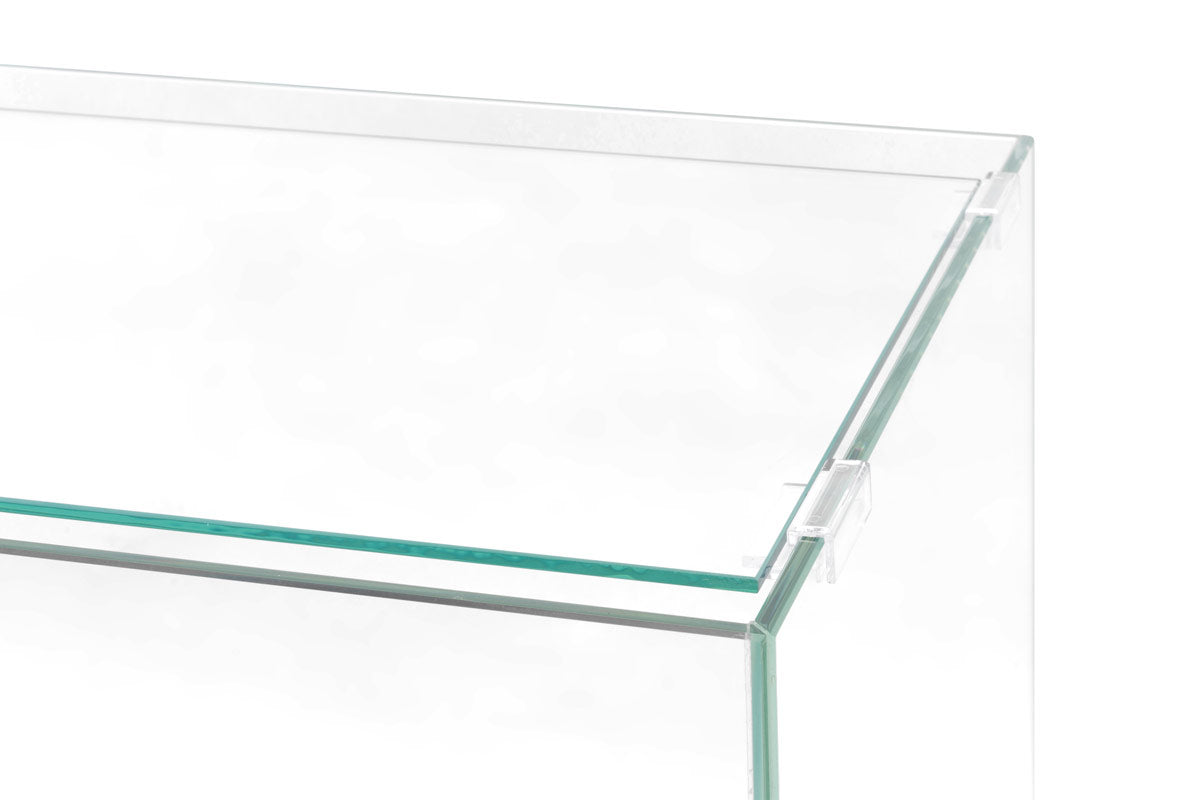 UNS Standard Tank Glass Lid With Clear Clips - Glass Aqua