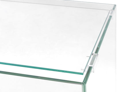 UNS Standard Tank Glass Lid With Clear Clips - Glass Aqua