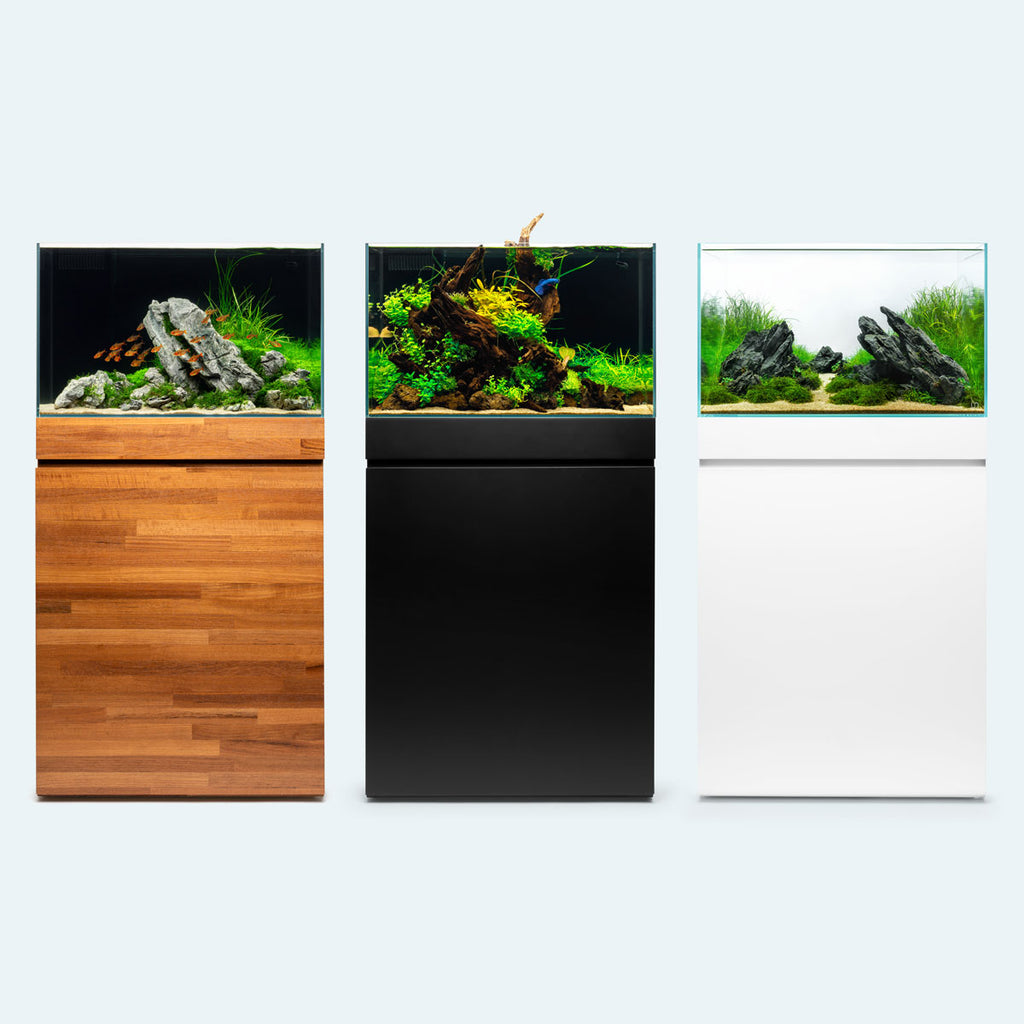 Ultum Nature Systems Aquarium Tank & Cabinet Stand Bundle - Jet Black