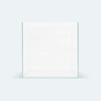 UNS Rimless Cube Glass Aquarium Tank - Glass Aqua