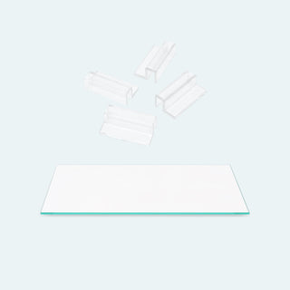 UNS Nano Tank Glass Lid With Clear Clips - Glass Aqua