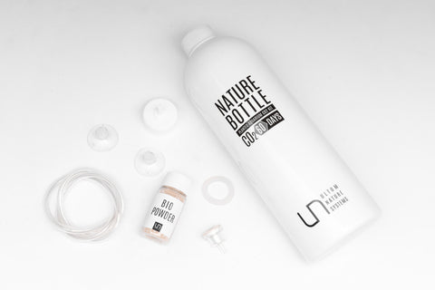 UNS CO2 Nature Bottle Kit - Glass Aqua
