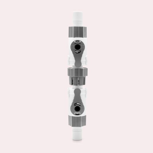Shop UNS Delta Double Valve Connect Filtration - Glass Aqua