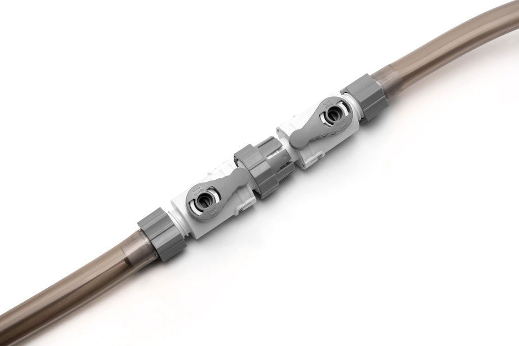 Shop UNS Delta Double Valve Connect Filtration - Glass Aqua