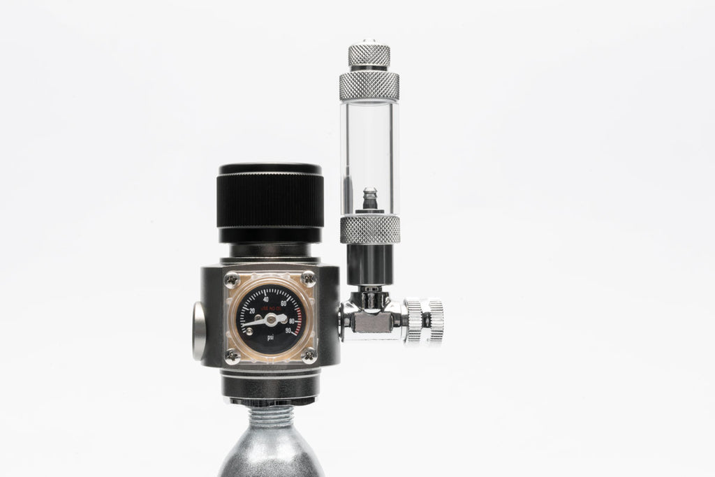 Shop UNS Mini CO2 Dual Stage Regulator CO2 - Glass Aqua