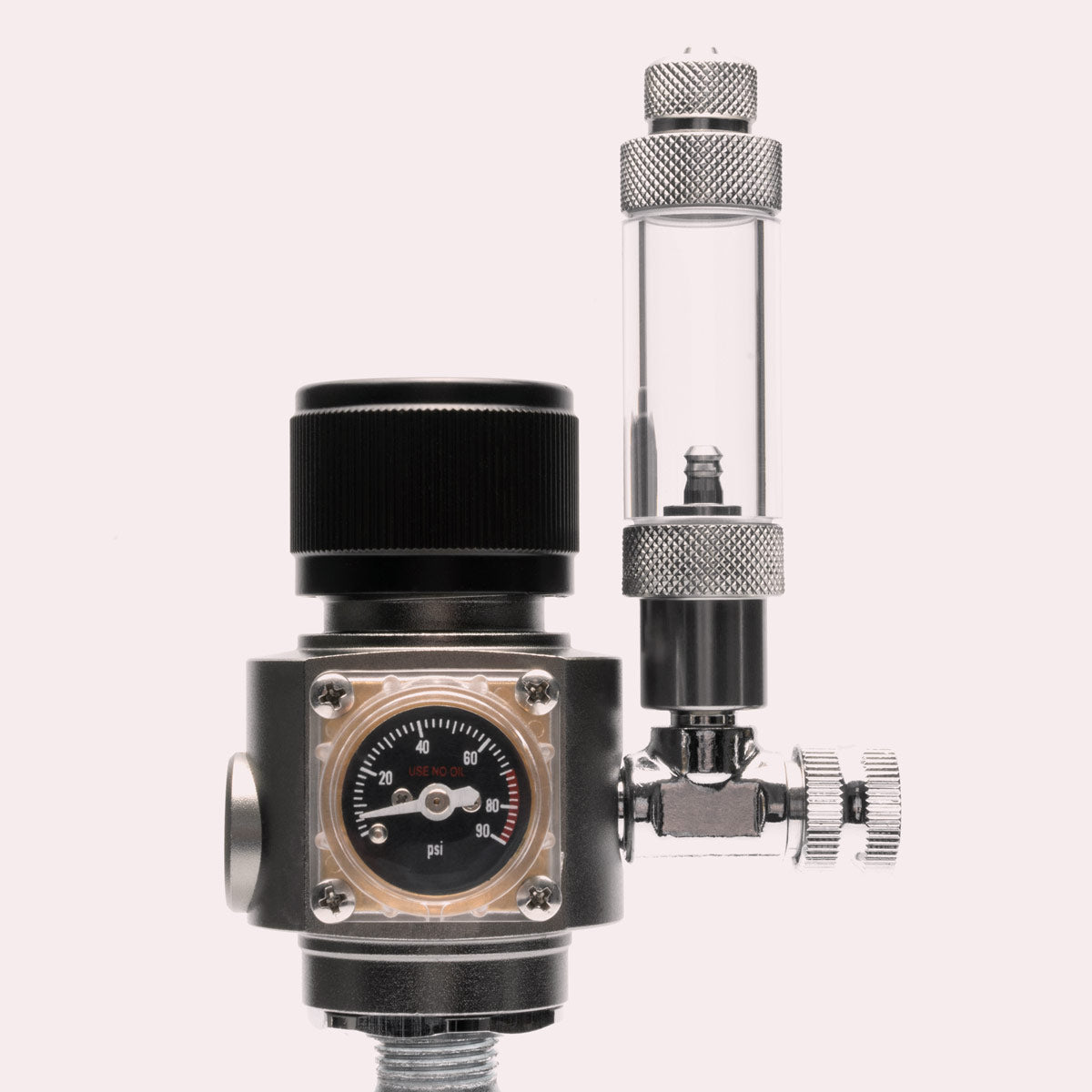 Shop UNS Mini CO2 Dual Stage Regulator CO2 - Glass Aqua