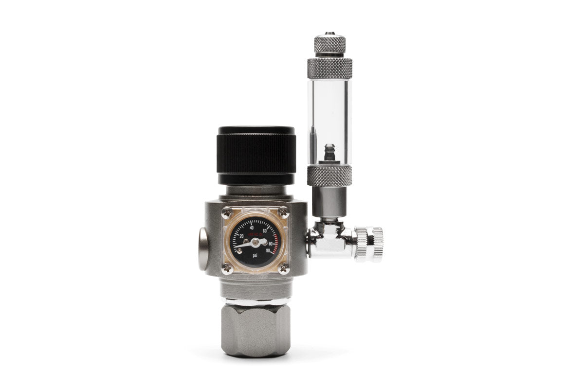 Shop UNS Mini CO2 Dual Stage Regulator CO2 - Glass Aqua