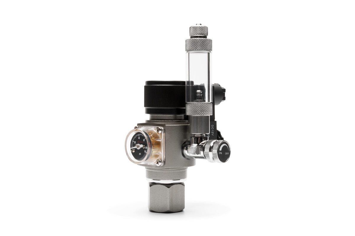 Shop UNS Mini CO2 Dual Stage Regulator CO2 - Glass Aqua